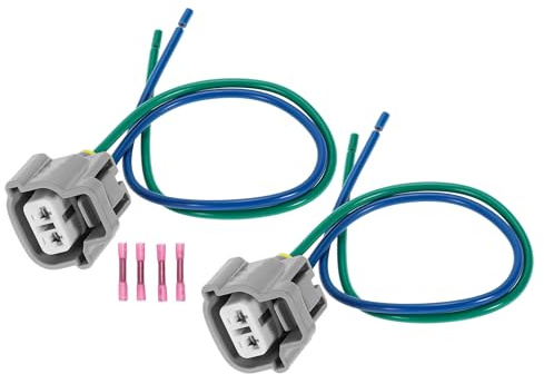 RATCHROLL Lot De 2 Câbles De Prise De Clignotant Pour Toyota 4Runner 1996-2022 (N° 90980-11019), Connecteur D'Ampoule En Queue De Cochon, 4 Cosses Thermorétractables