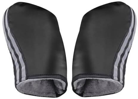 keloppasit Lenkerhandschuhe, winddicht, warm, wasserdicht, für Winter, Mountainbike, Rennrad, E-Bike, Roller, Herren und Damen