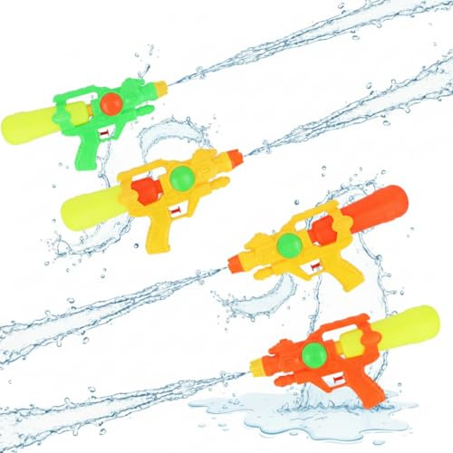 Kids Water Guns - Multipack Easy-Fill Powerful Water Pistal with Long Distance Gun Toy For Kids Adults for Beach Parties Garden Games, Cat Deterrent (2 Pack)