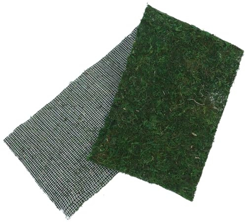 Healeved Gazon Mousse Artificielle 30x120 Cm Tapis Décoratif en Mousse Synthétique Vert Réaliste Usage Intérieur Extérieur Accessoire D’aménagement de Jardin et Micro-Paysage