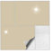Kiwistar Fliesenaufkleber Beige Glänzend - 10 x 20 cm - 50 Stück - Klebefliesen Fliesenmuster Stickerfliesen Wandfliesen überkleben