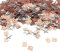 iZoeL 18th Rose Gold Table Confetti Bag 30g incl. 18th Birthday Confetti (1000pcs) Silver Star Confetti Sequin(200pcs) for 18th Birthday Party Wedding Anniversary Table Decoration (Rose Gold 18)