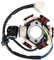 Magneto Stator, lichtmaschine stator quad ABS Material 83 mm Gesamtdurchmesser 6 Spulen 5 Draht Magneto Statorspulenplatte Passend für 50ccm 70ccm 90ccm 110ccm 125ccm ATV Go Kart