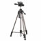 Cullmann - 52118 - Alpha 1800 Treppiede mobile con supporto per smartphone (altezza di estensione 140 cm, misura dell'imballaggio 56 cm, con testa a 3 vie, carico massimo 2 kg, peso 900 g), argento