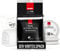 Polierpad Set: Rupes Bigfoot Polierschwamm für 75mm Stützteller - D-A Ultrafine Ø80-100mm weiß (3 STK.) + ChemicalWorkz Premium Poliertuch 500GSM | 4-teilig
