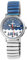 Excellanc Damen-Uhr Edelstahl Zugband Maritim Anker Print Analog Quarz 1700070 (blau weiß)
