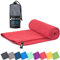 Fit-Flip Toalla Microfibra - para el Gimnasio y la Playa - compacta, Ultraligera, Grande y de Secado rápido - Toallas microfibras de Natacion, Gym, Viaje y Piscina (40x80cm Coralino)