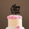 All You Need Is Love Cake Topper, All You Need Is Love Wedding Cake Topper ,Rehearsal Cake Topper,Best Wedding Party Supplies (All You Need Is Love), Acrylic Black