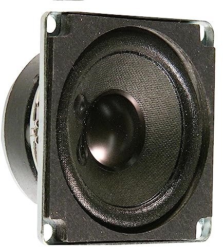 8 Ohms Full Range Speaker Round with Square Frame 4 W 150 Hz ~ 20 kHz, 5 cm General Purpose Speaker Driver