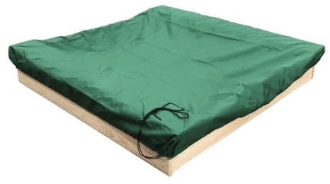 Sandkastenabdeckungen 180 x 180 x 20 cm Sandkasten Abdeckung Abdeckplane Wasserdicht Oxford-Stoff Sandkastenplane Sandkasten Abdeckplane mit Kordelzug Aufbewahrungstasche für Sandkaste