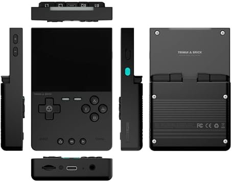 Trimui Brick Retro Handheld Gaming Console 256G,13000 Games, 3.2 HD IPS Screen, Portable Open-Source Design, Allwinner A133P Chip, Supports Up to 1TB Expansion - Classic Nostalgic Game Console