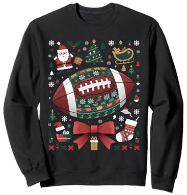 Fußball Ugly Christmas Sweater Sweatshirt