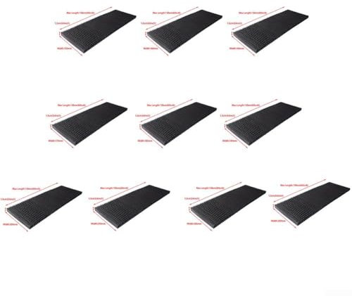 Abdeckung für Fräsmaschinen im Akkordeon-Stil, flexibler Schutz vor Schmutz und Ablagerungen (135 mm)