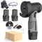 12V Mini Angle Grinder with Cutting Disc, Portable Cordless Cut Off Tool – 15,000 RPM Handheld Grinder for Metal & Wood for Cutting, Grinding & Polishing (Two Battery)