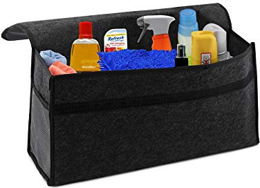 ADEPTNA® Durable Anti Slip Car Trunk Boot Tidy Organiser Storage Bag (LARGE BOOT ORGANISER)