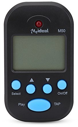 Elektronisches Metronom, Mini Beat Tap Tempo, Präzises digitales Metronom, für Klavier, Violine, Gitarre, Schlagzeug und alle Musikinstrumente