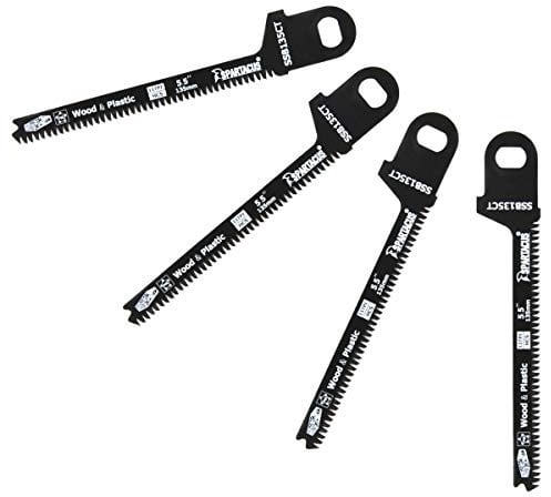 Spartacus SSB135CT 134mm Pack of 4 Scorpion Saw Blade Curve Cut Fits KS890 KS890E FKS890E KS890EK KS890GT KS880