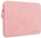 Alfheim Laptop Sleeve 13-13.3 inch, Compatible with MacBook Pro, MacBook Air, Waterproof Shock Resistant Fashion Lightweight PU Leather Bag Case for Notebook Tablet iPad（Pink）