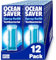 OceanSaver Eco All-Surface Cleaner - 12 x 10ml EcoDrop Refills | Powerful Just Add Water Antibacterial All-Purpose & Disinfectant Spray | Plastic Free, Plant Based & Cruelty-Free | Ocean Mist Scent
