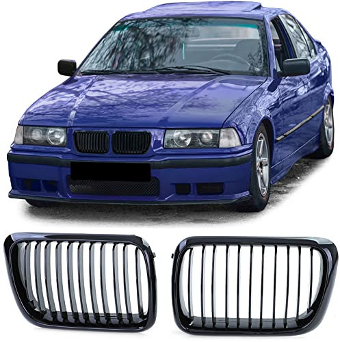 Sport Kühlergrill Performance Schwarz Glanz passend für BMW 3er E36 96-99