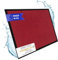 Entrando Fußmatte 40x60 cm waschbar & pflegeleicht – Schmutzfangmatte für Innenbereich & Außenbereich, mit Rutschfester Unterseite & Gummirand, Türmatte (Rot)