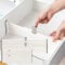 BillyBath Organizadores divisores de cajones, separador de cajones ajustable, juego de 2 separadores de malla para guardar ropa, tocador, baño, cocina, armario, oficina, color blanco