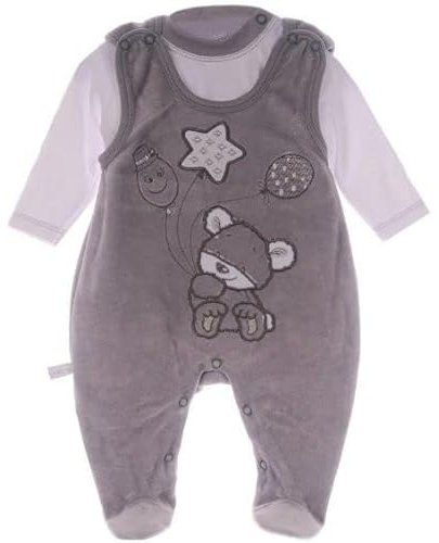 La Bortini Baby Set Strampler und Hemdchen warm (56-62)
