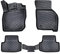 Matnamis 3D Auto Gummimatten Set für VW Golf 8 (Automatisch) ab 2020, VW Golf 8 (Automatisch) ab 2020 (Variant) Passgenaue Fußmatten 4-teilig Antirutschmatten Auto PKW-Fußraummatten Extra hoher