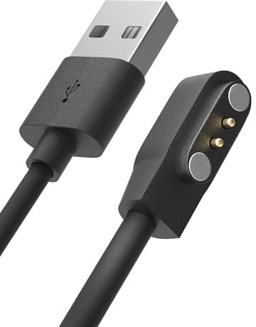 Sinoacc Ladegerät für Skg Letsfit Cubitt Yamay Willful Fitpolo Tozo Wyze Umidigi Blackview Ladekabel 100Cm/3.3Ft Magnetisches USB Kabel midigi Uwatch 3S 3 2 2S Urun Smartwatch Zubehör