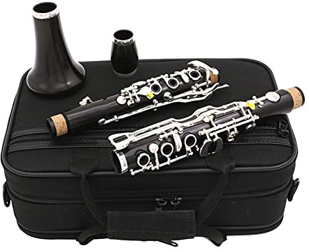 Klarinette Neu Bb- Ton 19 Tasten Ebenholz Klarinette Deutsches System Design Versilberte Klappen Mit Etui Klarinette
