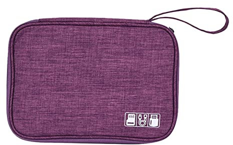 electrónica,Bolsa accesorios electrónica impermeable | Accesorios electrónicos Gadget Big Bag para cable USB, tarjeta SD, disco duro Jingan