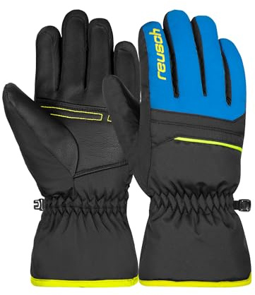 Reusch Winterhandschuhe für Kinder | warm, Winddicht & extra atmungsaktiv | mit elastischem Bündchen, Handschuhe für Alltag, Schule & Outdoor, Größe 3-6,5, Alan Junior