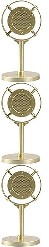 Toyvian 3pcs Vintage Microphone Prop Retro Style Microphone for Boys and Girls Stage Plaything Home Decor Toy