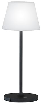 easy! BY FHL | Dimmbare Outdoor Akku Tischlampe FLUS | Mit Sensorschalter Stufenlos Dimmbar | 1x LED 1,5 Watt, 3000 Kelvin, 210 Lumen | EEG: G
