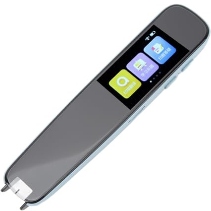 Sprachübersetzergerät, WiFi-Übersetzungsstift-Scanner, Touchscreen, Kabelloser Scan-Lesestift, Wörterbuch, Mobiler Scanner, Übersetzer, Scannen von Stifttext, Mehrsprachige (Blue)