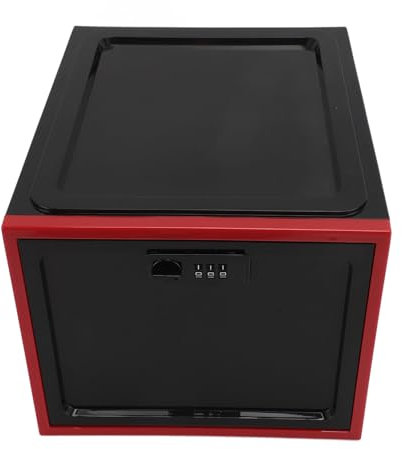 Fockety Cassetta di Sicurezza della Medicina, Trasparente Scatola per Medicinali con Serratura a Combinazione, Scatola Portaoggetti Trasparente con Serratura Scatola per Alimenti