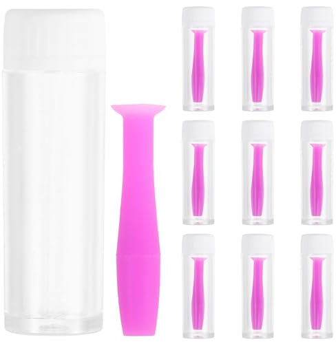 minkissy 10pcs Compact Contacts Lens Sticks Reusable Contacts Lens Applicator Small Contacts Lens Removers