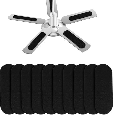 PEUTIER 10pcs Air Purifier Pads, 0.12 Inch Thickness Activated Carbon Ceiling Fan Filters for Blades Air Filters Ceiling Fan Air Freshener for Home Office, Keeping Air Fresh Conditioner