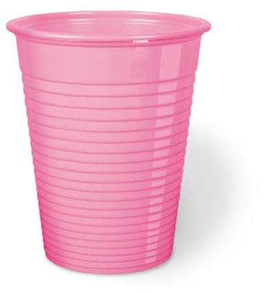 50 Bicchieri Plastica Usa e Getta Colorati (200 ml) Bicchieri Monouso per Acqua e Bibite Varie, Made in Italy Idonei al Contatto Alimentare, Ideali per Feste ed Eventi
