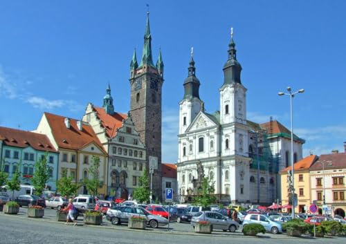 CALVENDO Poster 42,0 x 29,7 cm Querformat Ein Motiv aus dem Kalender Visit Pilsen & Klatovy - Zwei böhmische Städte - Ein perfekter Urlaubstag| Bilder, Kunstdruck, Wandbild, Wanddeko, Prints ohne Rahm