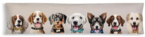 A2Z Chien Boudin de porte Butée de porte Lesté Écologique Doux Tissu Coussin Décoratif Joint pour fenêtres - Draught Excluder DE0013 Dog