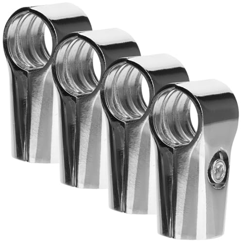 Cabilock 4er Set Edelstahl Rohrverbinder 2 Wege Verbindungsstücke Für Kleiderschrankstangen Unterstützt 25mm Stangen Stabil Und Langlebig Ideal Für Kleiderständer Und Garderoben