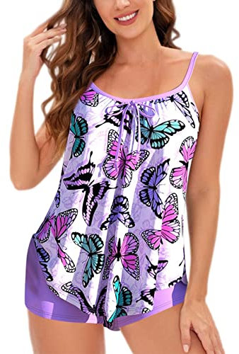 Yekdmxop Costume Piscina Donna Intero Curvy Costumi Piscina Push Up Tankini Brasiliana Taglie Forti Costume Mare Due Pezzi Imbottiti Swimwear Nuoto Vita Alta Sexy Beachwear Interi Contenitivi Set 2025