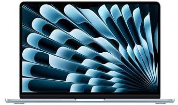 Apple MacBook Air 13 Pouces Ordinateur Portable avec Puce M4 : Conçu pour Apple Intelligence, Écran Liquid Retina de 13,6 Pouces, Mémoire unifiée de 16 Go, Stockage SSD de 256 Go, Touch ID ; Ciel