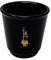 Bialetti Vaso de café negro mate monogram de cerámica capacidad 90 ml