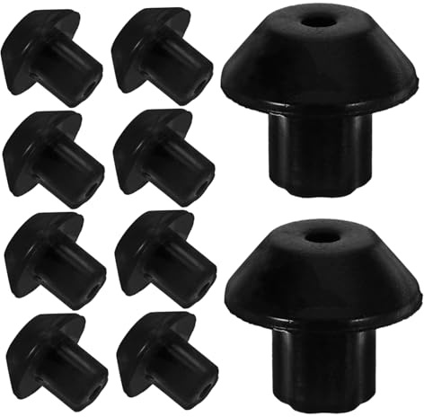 16pcs Gas Stove Rubber Feet Replacement Black Rubber Feet Pads | Anti-slip Support, Adds Height, Easy Installation, Cooker Parts Accessories