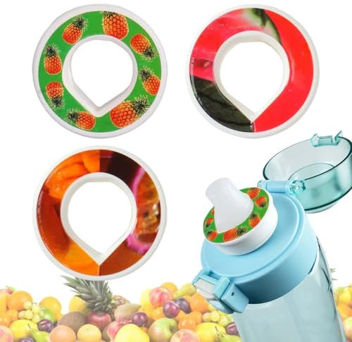 Quesuc 3 Piezas Recipiente para cápsulas aromáticas,accesorios para botella de agua,air up bottle flavour pods compatibles,Garantiza la conservación del sabor de la cápsula durante mucho tiempo