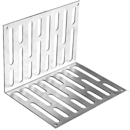 F Fityle Drenaje de Piso de Esquina de Pared Drenaje de Pared Lateral Rejilla de Filtro de a Prueba de óxido Estructura de ángulo Recto Antiobstrucción Acero, 20 Cm X 8 Cm X 16.8