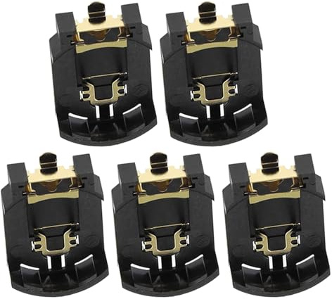 Xuanxi CR2025 Coin Battery Holder Mount Case Gold-Plated Contacts Shockproof Universally Fit for Home Devices Gadgets Storage Battery Holder