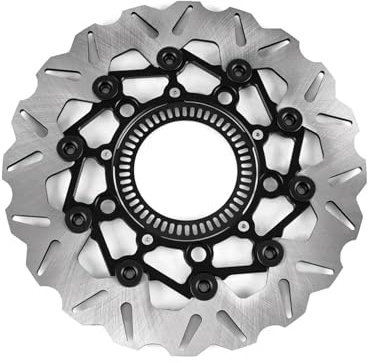 Gelochte Bremsscheibe Für PCX160 2023-2025 267MM Motorrad Vordere Bremsscheibe Rotor Bremse(Black)